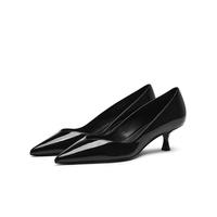 STUART WEITZMAN SW EVA奢侈品女士尖头女鞋牛皮革高跟鞋百搭通勤