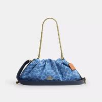 COACH 经典标志丹宁布FAYE单肩包CDB97