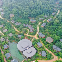 杭州开元森泊度假乐园 亲子双卧别墅（独栋带客厅大床-高低床）1晚