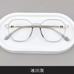 G字不规则多边近视眼镜架 + 1.61防蓝光镜片