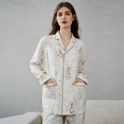 嫚熙 夏季孕妇纯棉月子服睡衣春秋产后哺乳怀孕期产妇待产家居服