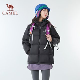 移动端：骆驼 户外羽绒服防风保暖面包服