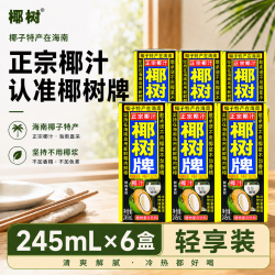 椰树 椰汁 245ml*6盒