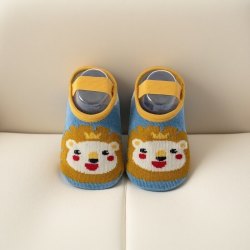 洋洋鸭 宝宝地板袜隔凉室内套鞋袜卡通儿童袜子子婴儿学步防滑软底幼儿袜