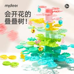 弥鹿 平衡挑战积木阿基米德叠叠乐 智慧树叠叠乐 70片