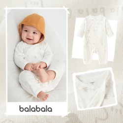 巴拉巴拉 婴儿连体衣新生儿宝宝纯棉衣服衣哈衣爬服纯棉四季款可爱