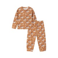 milkbarn 2026秋冬新品婴幼儿家居服儿童圆领长袖长裤套装分体睡衣