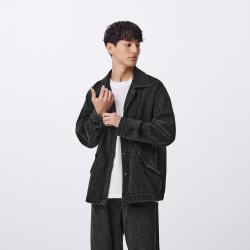 森马 森柔牛仔|春季设计感格子牛仔外套宽松上衣潮酷街头个性夹克男装