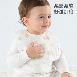 妈妈果 一次性口水巾婴儿围嘴新生儿宝宝围兜非纯棉防水围脖婴幼儿防吐奶