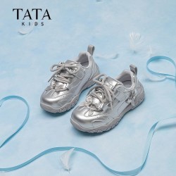 TATA他她童鞋 2026秋季新款女童德训鞋  休闲鞋  运动鞋儿童板鞋