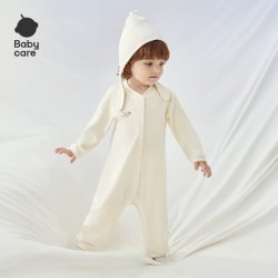 babycare 含桑蚕丝婴儿爬服新生包屁衣小月龄满月衣服宝宝连体衣