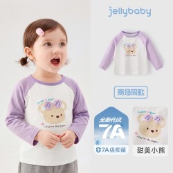 jellybaby 7A抑菌女童圆领T恤