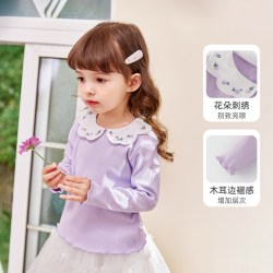 jellybaby 儿童娃娃领长袖T恤