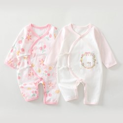 七贝乐 2026婴儿衣服夏装薄款连体衣纯棉宝宝爬服新生儿哈衣长袖空调房服
