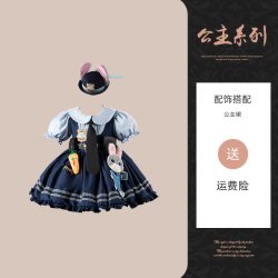女童公主裙秋装朱迪兔子警官衣服疯狂动物城儿童服装cos生日裙子