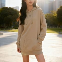 adidas 三叶草运动卫衣女
