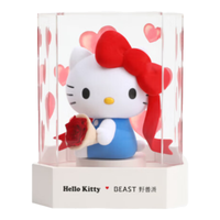 野兽派 Hello Kitty植绒手捧经典款永生花玫瑰花礼盒