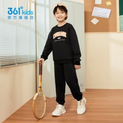 361° 361度童装男童套装青少年2026年秋新款儿童衣服女童卫衣长裤运动