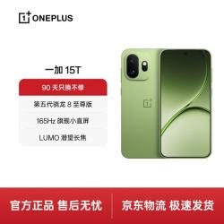 一加 15T 12GB+256GB 松弛抹茶 5G手机