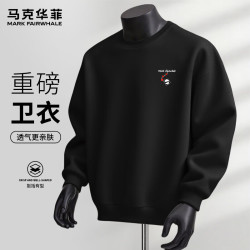 马克华菲 26春秋季长袖宽松圆领卫衣