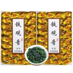 茶禾韵 特级铁观音茶叶高山2026新茶浓香型兰花香清醇甘甜小包装茶 铁观音500克两盒装共64包