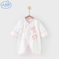 NEWBORN 0-3个月新生婴儿连体衣春夏宝宝无骨新生儿衣服纯棉