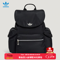 adidas 三叶草双肩包男女包 26春夏款运动休闲简约户外旅行背包学生书包