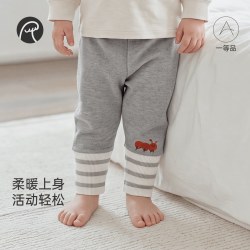 乖奇熊 婴儿保暖贴身打底秋裤