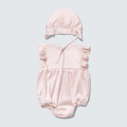 MANITO 曼尼陀Blooming婴儿真丝连体衣套装休闲俏皮