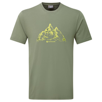 MONTANE Dual Mountain 透气排汗 浅苔绿 M 短袖T恤