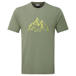 MONTANE Dual Mountain 透气排汗 浅苔绿 M 短袖T恤