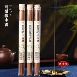 普云 鹅梨帐中香线香+香盘（花果香）20克/约62支