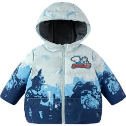 巴拉巴拉 奥特曼IP联名 儿童羽绒服加厚