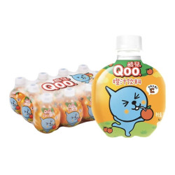 美汁源 可口可乐美汁源「酷儿Qoo」橙汁果汁/果味饮料含维生素C营养早餐260ml*12