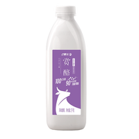 PURE MILK 酸奶赏酪原味家庭分享装1kg*2桶风味发酵乳益生菌低温酸牛奶