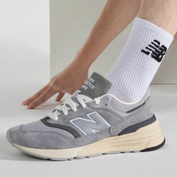 new balance 男鞋女鞋2026年潮流复古运动鞋耐磨休闲鞋跑步鞋 U997RHA/拼接灰/997