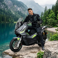 天鹰 TT250 隆鑫水冷发动机 哑青灰 26款 燃油踏板摩托车