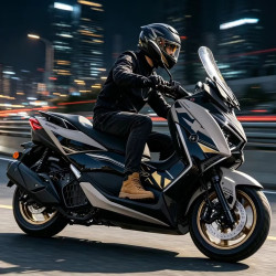 天鹰 TX150F 燃油踏板摩托车 雅灰