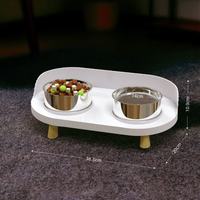不锈钢大口径防打翻猫碗