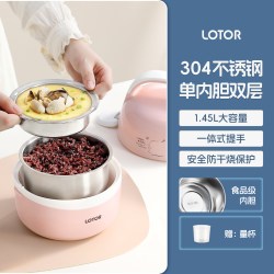 LOTOR 加热饭盒可插电热式保温办公室自带蒸煮饭菜热饭神器上班族