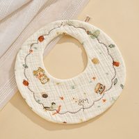 木木屋 婴幼儿口水巾新生儿防吐奶围嘴A类纯棉宝宝防水不湿衣围兜
