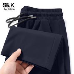 班尼路 S&K系列 冰感速干 直筒深蓝 XL 男士休闲裤