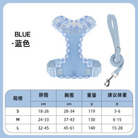 赫本风蕾丝狗狗牵引胸背带