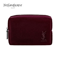 YSL 圣罗兰 迷你酒红丝绒方包（非卖品）