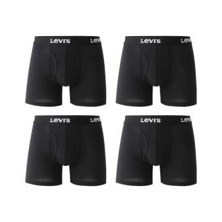Levi's 【棉质透气】男士平角内裤4条装