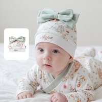 aqpa 爱帕宝宝儿童秋冬胎帽婴幼儿新生儿帽子胎帽