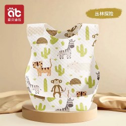 爱贝迪拉 婴儿童一次性围兜食饭兜独立包装口水巾防水围嘴吃饭宝宝辅食罩衣