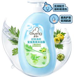 启初 初芽清萃系列 宝宝洗发沐浴露 620ml