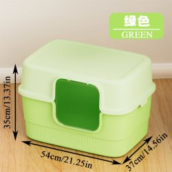 超大封闭猫砂盆防溅除臭