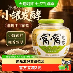 窝窝 月子甜米酒糯小罐发酵窝窝醪糟 450g